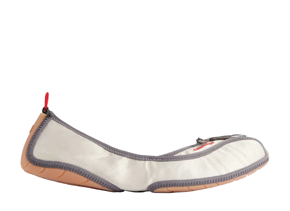 Balenciaga Women's Ballet Sneakers "Eggshell/Grey/Navy/Red"