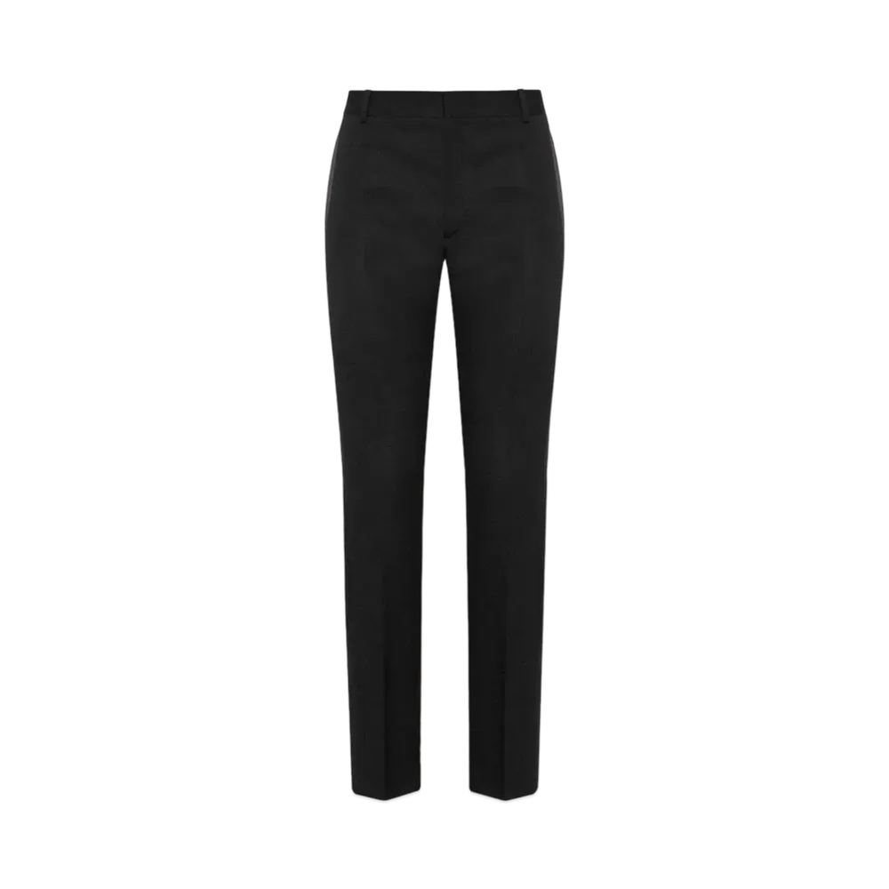 Alexander McQUEEN Tuxedo Cigarette Pants "Black"