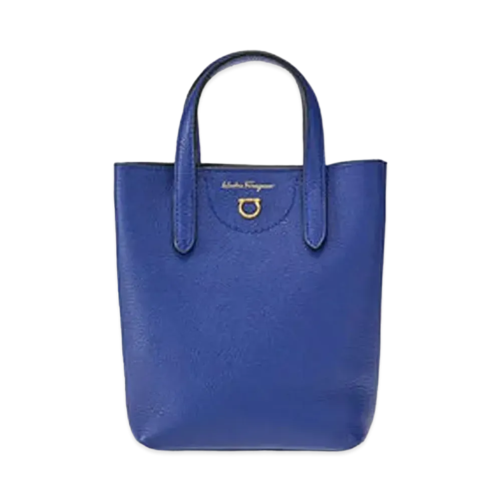 Salvatore Ferragamo Gancini Minibag "Pacific Ocean Blue"