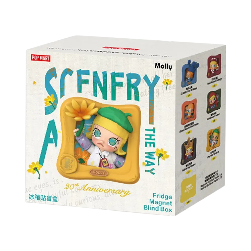 POP MART MOLLY Scenery Along the Way Series - Fridge Magnet Blind Box [Piece]