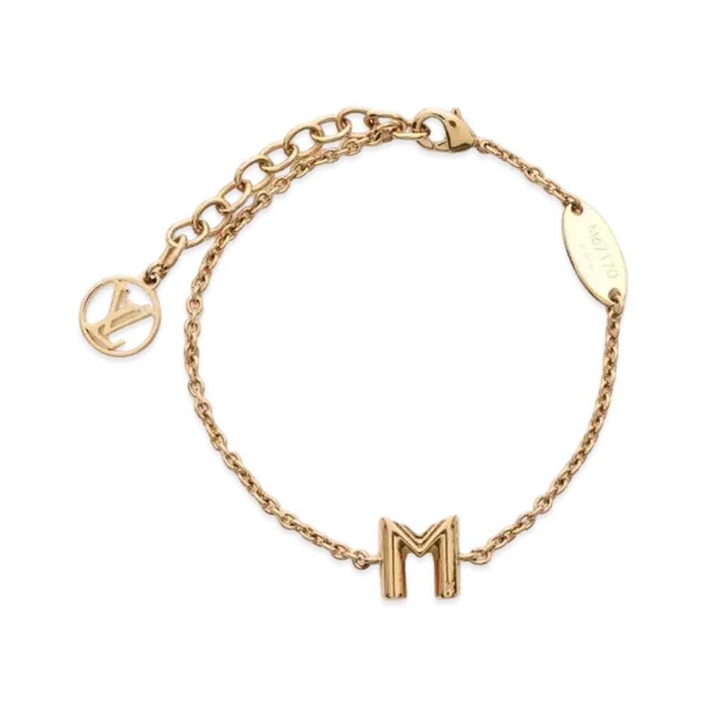 Louis Vuitton LV & Me Bracelet Letter M