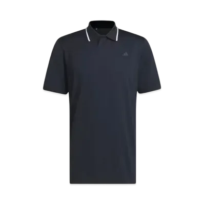 adidas Primeknit Side Seamless Short Sleeve Polo Shirt "Black/Collegiate Navy"