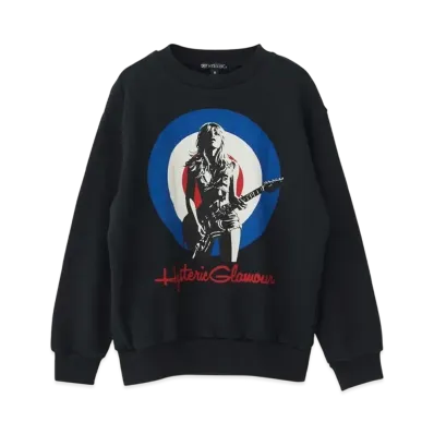 HYSTERIC GLAMOUR UK Tribute Sweatshirt "Black"