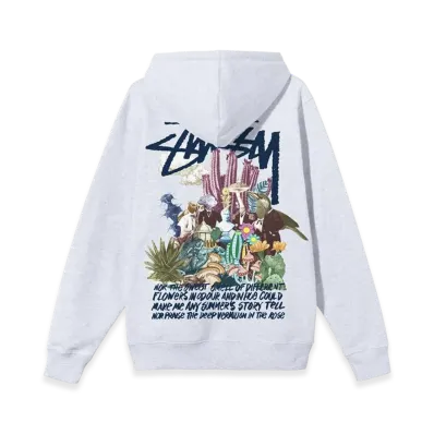 Stussy Psychedelic Hood "Ash Heather"