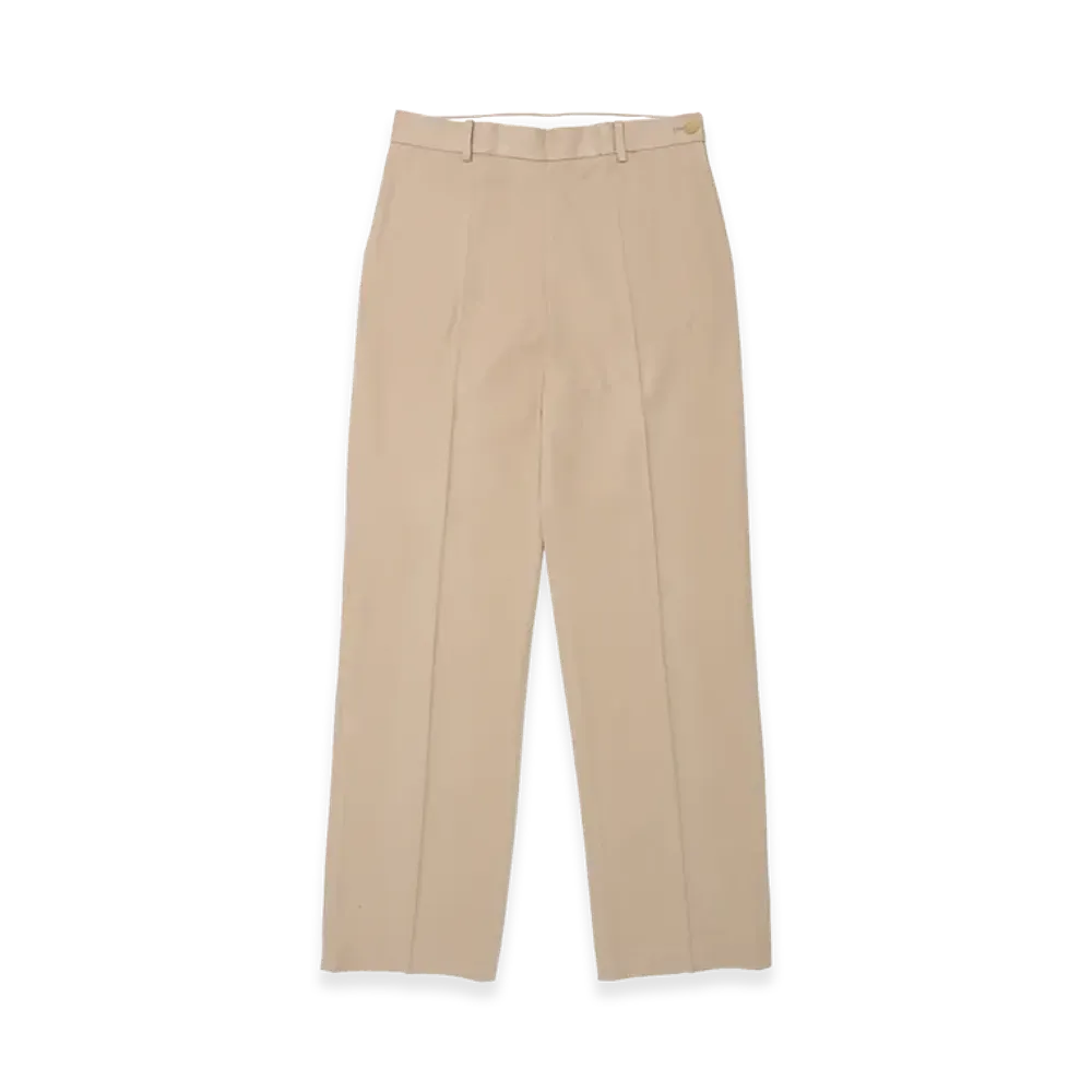 T.T Taiga Takahashi Women's Side Open Trousers "Beige"