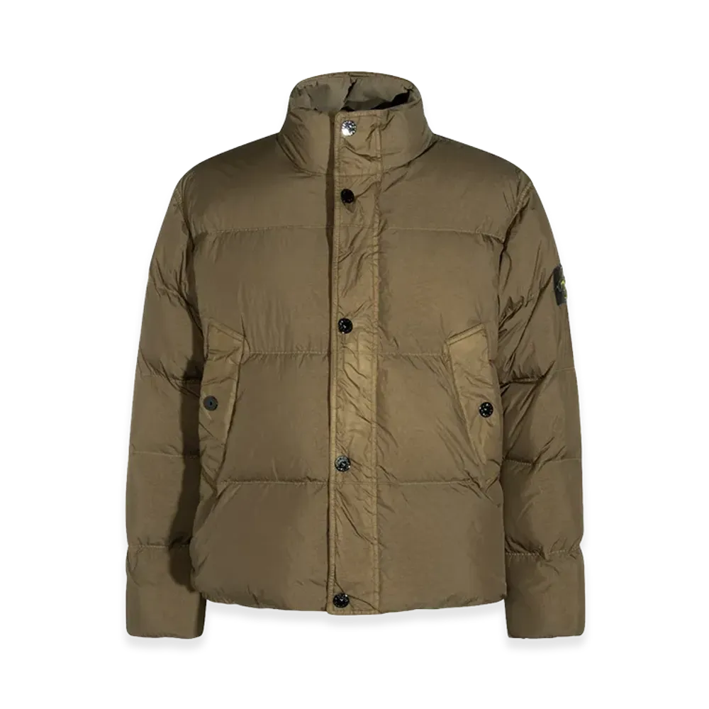 Stone Island Nylon Down Jacket "Green/Khaki"