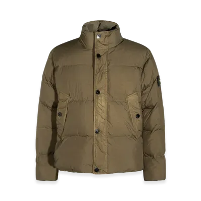 Stone Island Nylon Down Jacket "Green/Khaki"