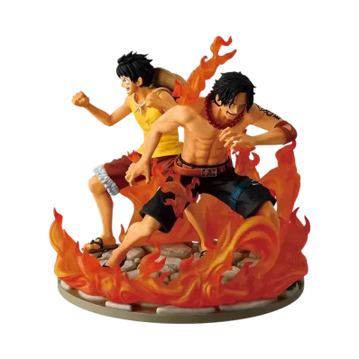 BANDAI "Ichiban Kuji" -One Piece Dramatic Memories- Last One Prize Revible Moment-Ace & Luffy-