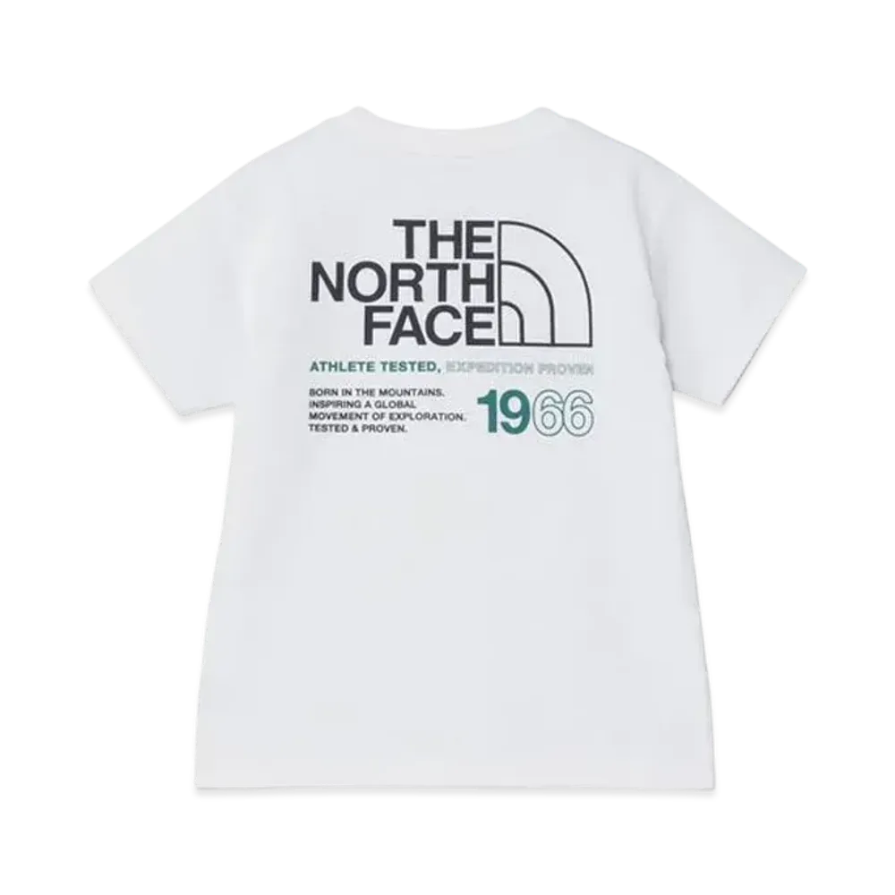 The North Face Kids Toddler Short Sleeve 66 Logo Tee "White"