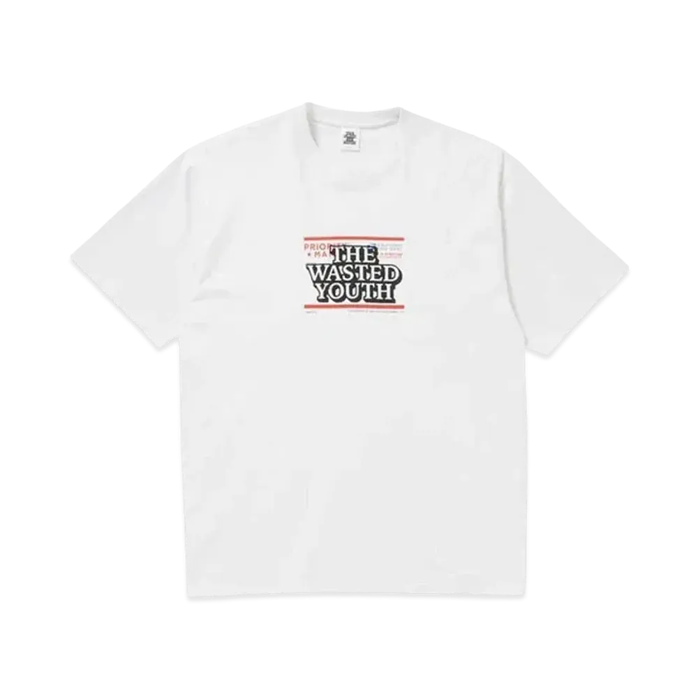 BlackEyePatch x Wasted Youth PRIORITY LABEL TEE "Off White" / VERDY