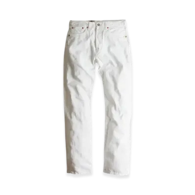 Levi's 501 Button-Fly Straight Jeans "Optic White"