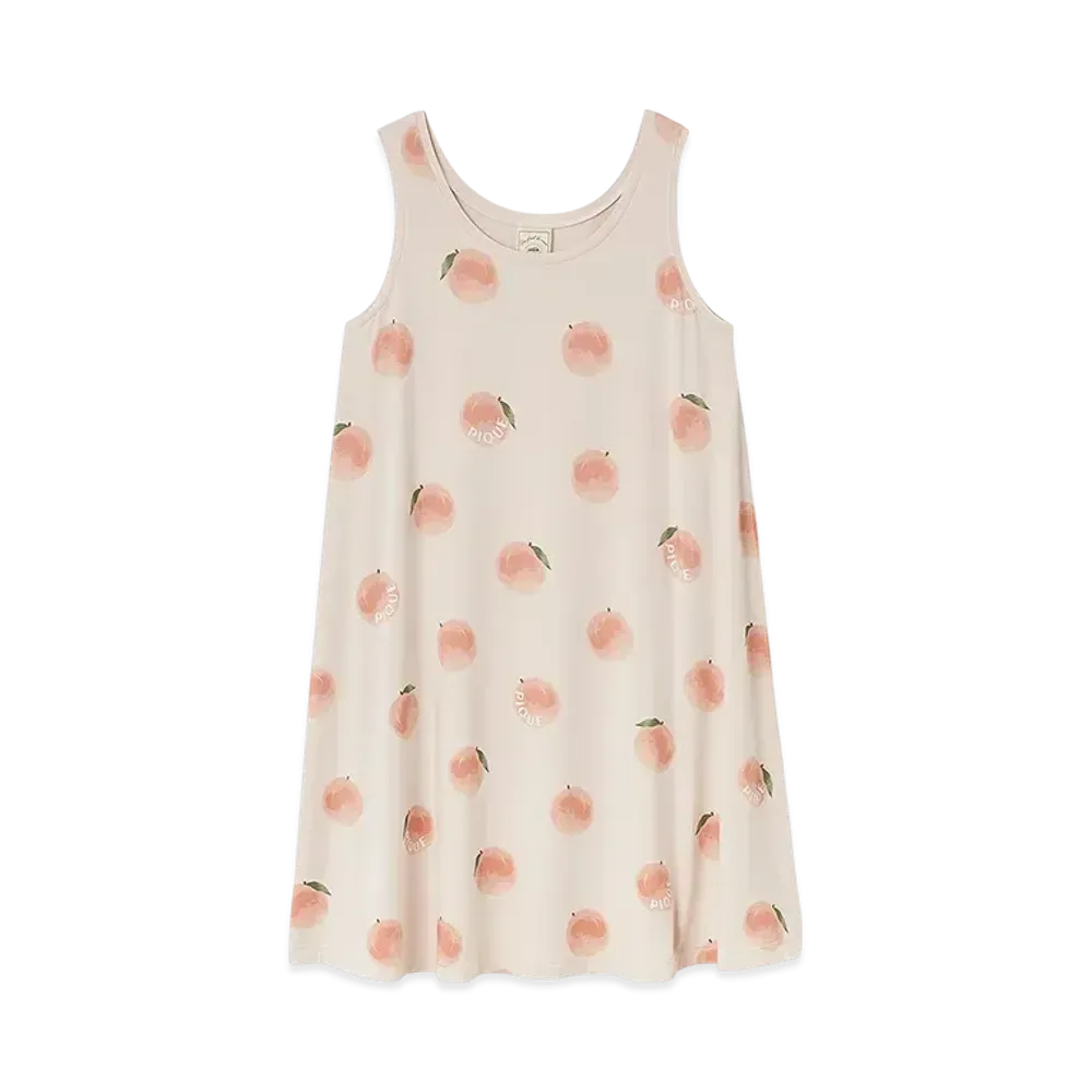 GELATO PIQUE Cool Touch Sensation Fruit Pattern Tank Dress "Pink"