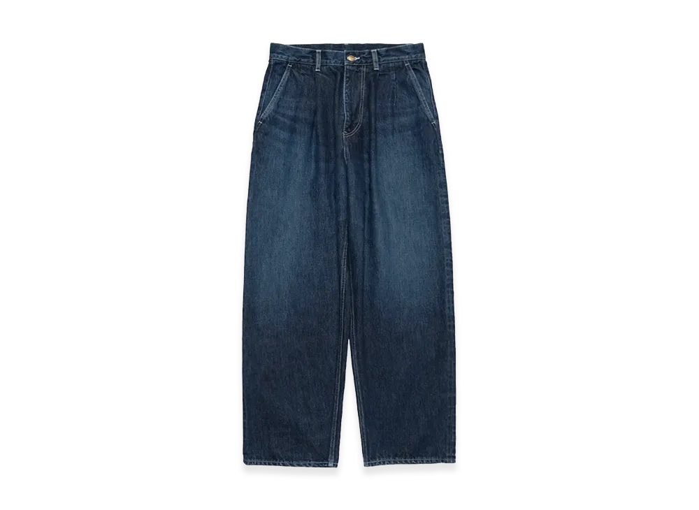 Graphpaper Selvage Denim Two Tuck Pants Dark Fade "Indigo"