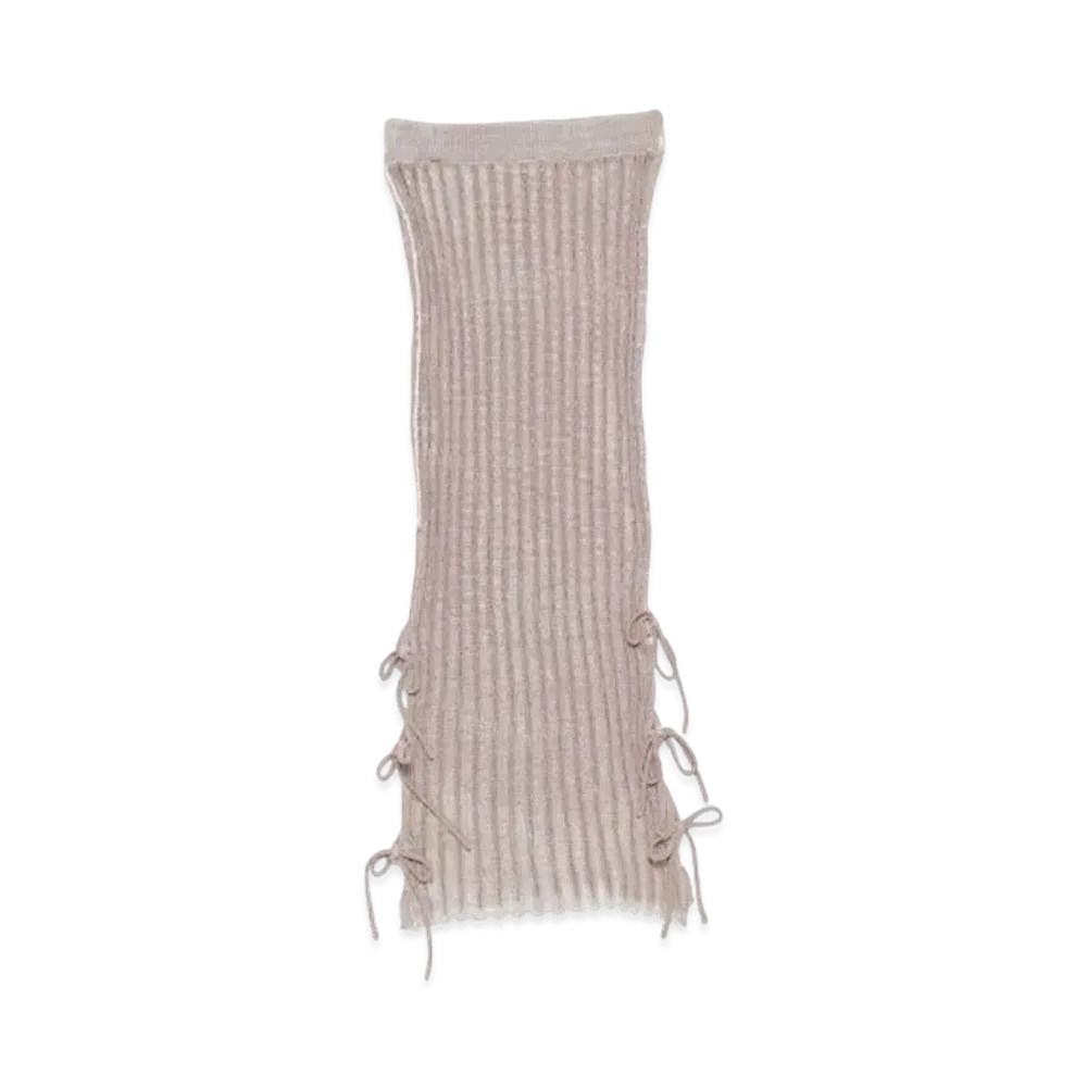 Acne Studios Knit Midi Skirt "Dusty Pink"
