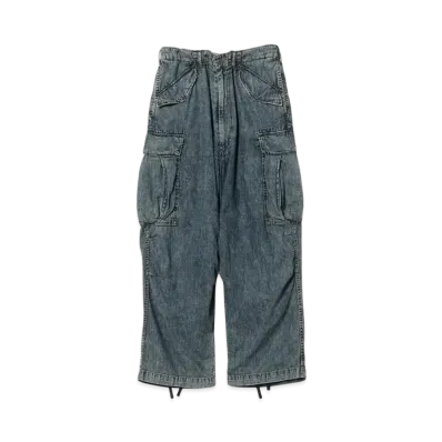 BEAMS Big 6-Pocket Denim Cargo Pants "Indigo"