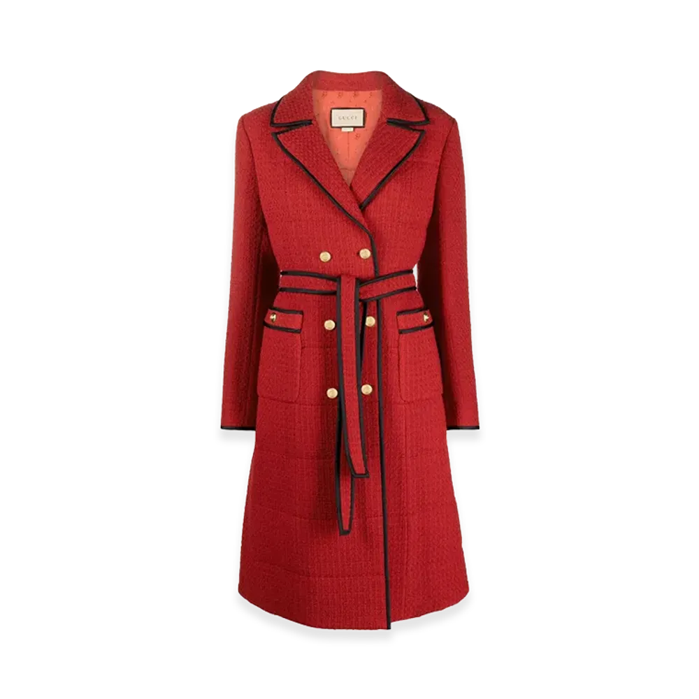 GUCCI Women's Cruise Coats "Red"