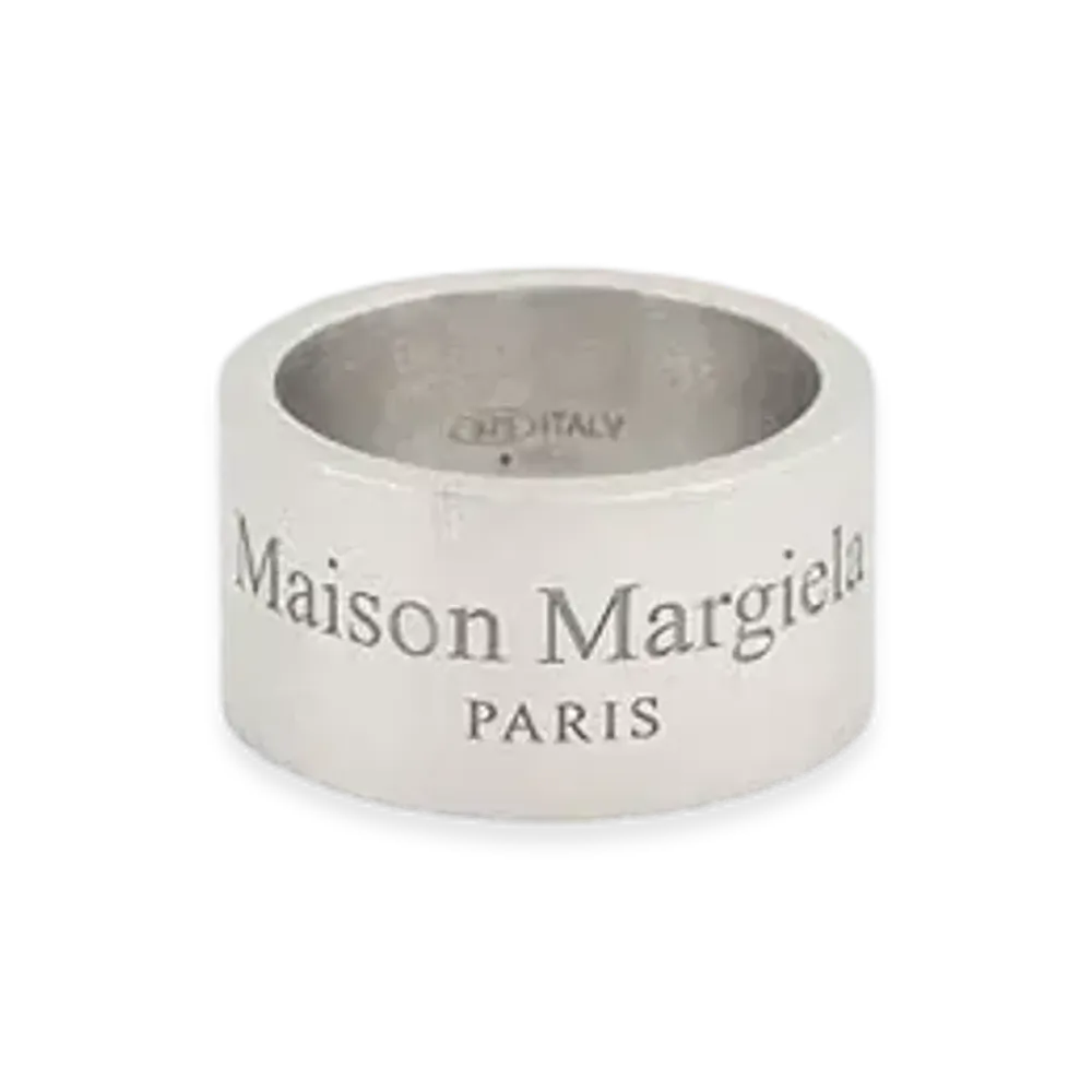 Maison Margiela Logo Wide Ring ”Silver”