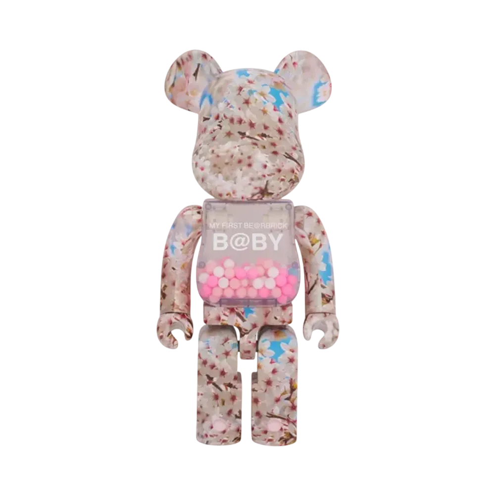MEDICOM TOY "BEARBRICK" My First Bearbrick Baby Sakura Ver. 1000%