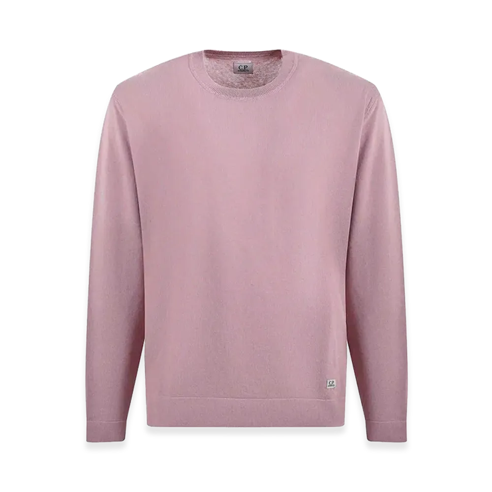 C.P. Company Cotton Yarn Sweater "Pink"