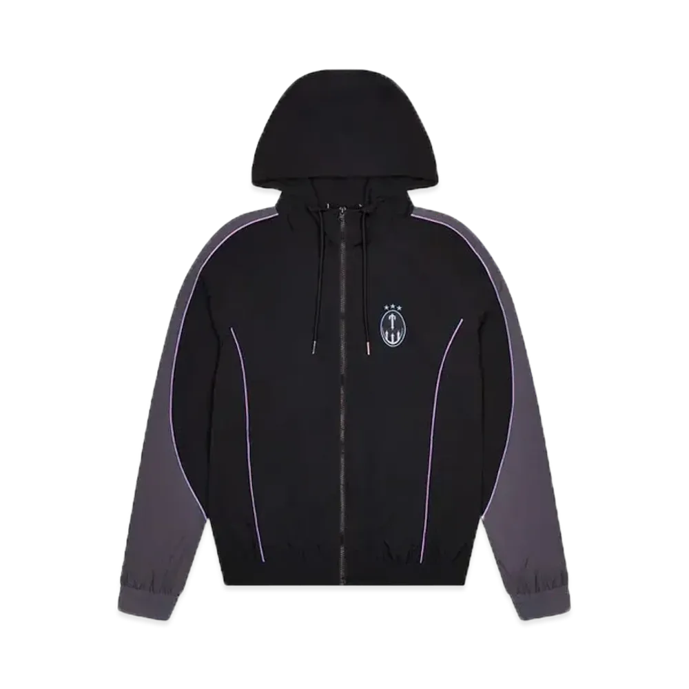 TRAPSTAR Irongate Crest Shell Tracksuit "Black/Pink"