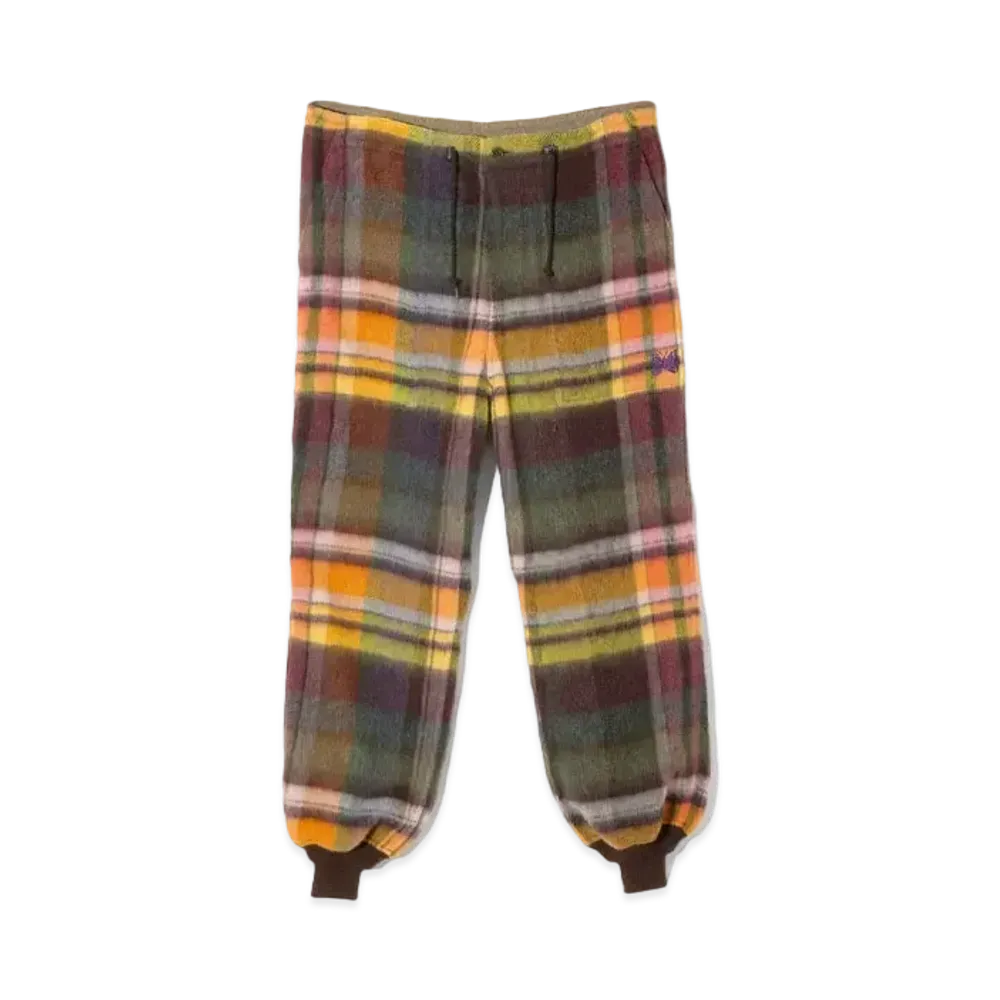 Needles String Fatigue Pant - Wool Shaggy "Green"