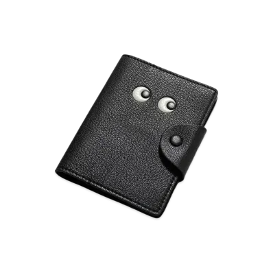 Anya Hindmarch Passport Case Eyes "Black"