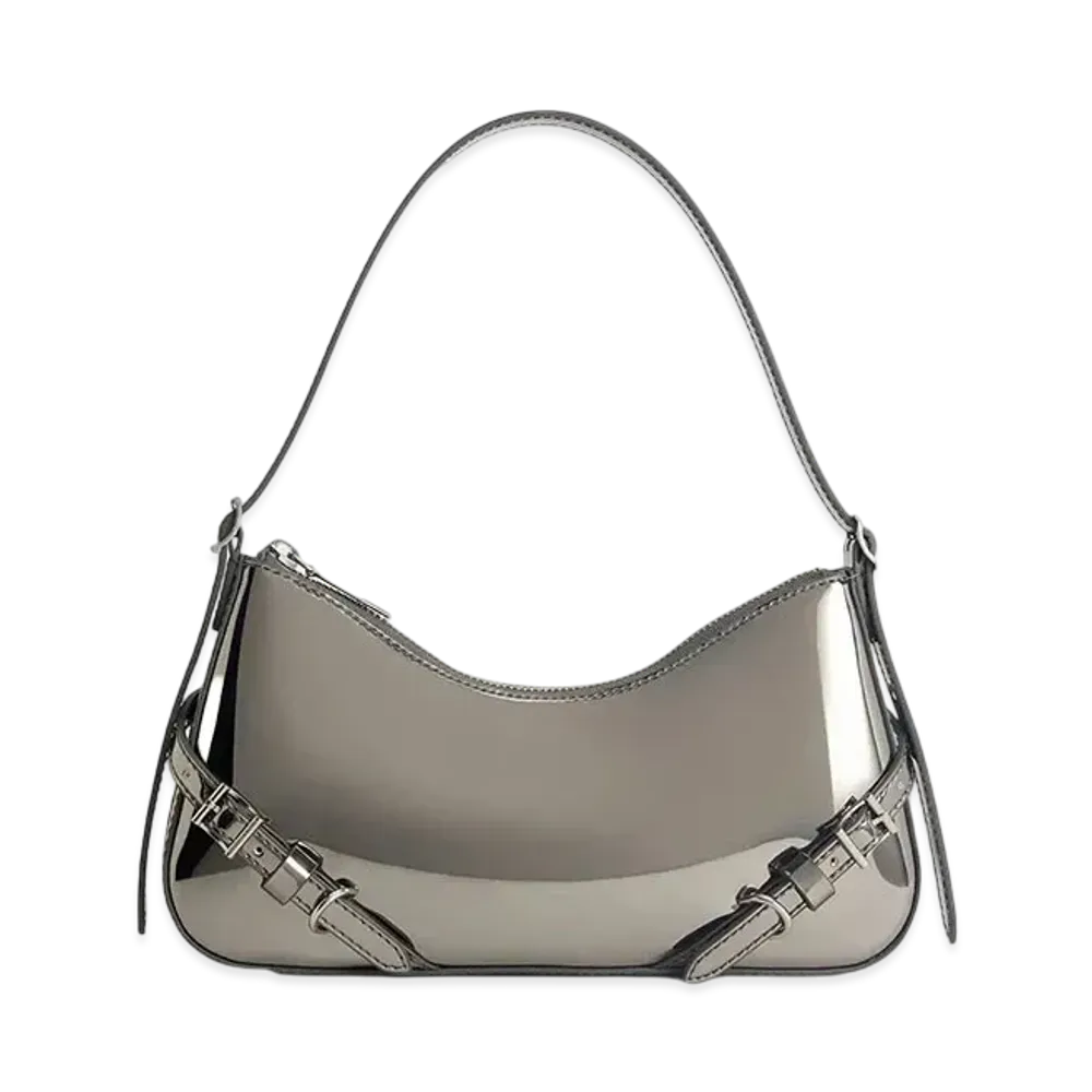 CHARLES & KEITH Sloan Hobo Bag "Pewter"