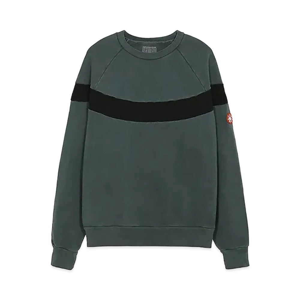 Cav Empt (C.E) OVERDYE CIRCLE CUT CREW NECK "Green"