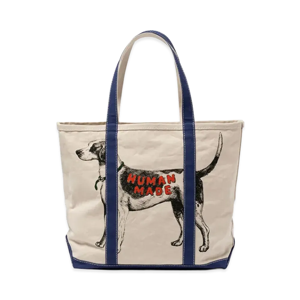 HUMAN MADE Canvas Tote Large "White"