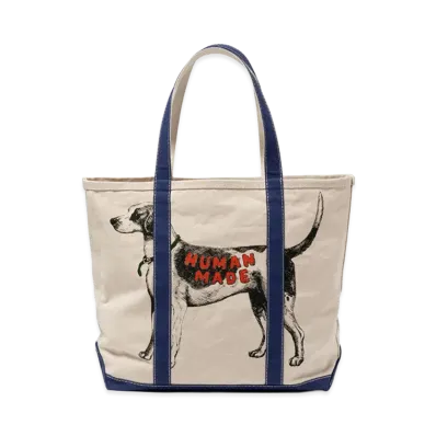 HUMAN MADE Canvas Tote Large "White"