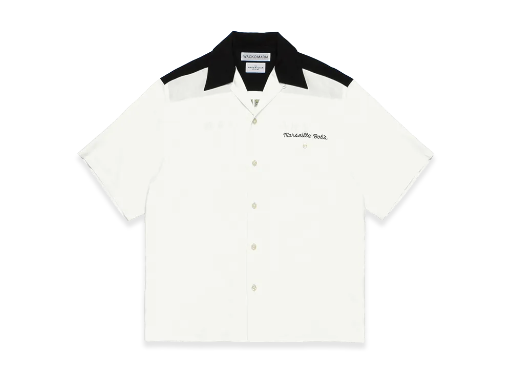 WACKO MARIA x The Phoenician Scheme 50'S Open Collar Shirt "White"
