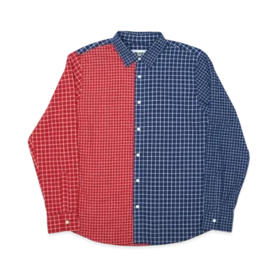PALACE Over Shirt "Navy Red"