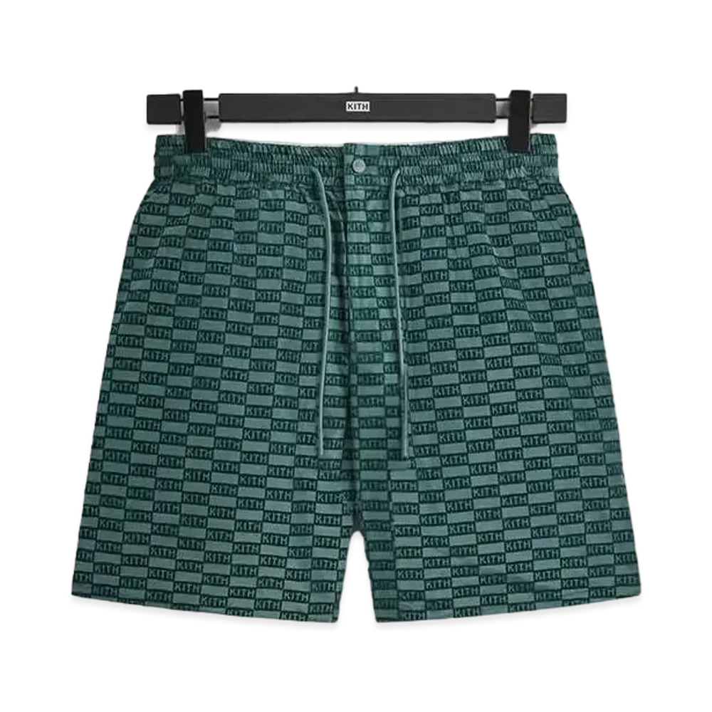 Kith Flocked Monogram Mason Short "Rhythm"