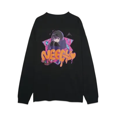 SOMETA \ NEEDY_Big L/S T-shirt "BLACK"