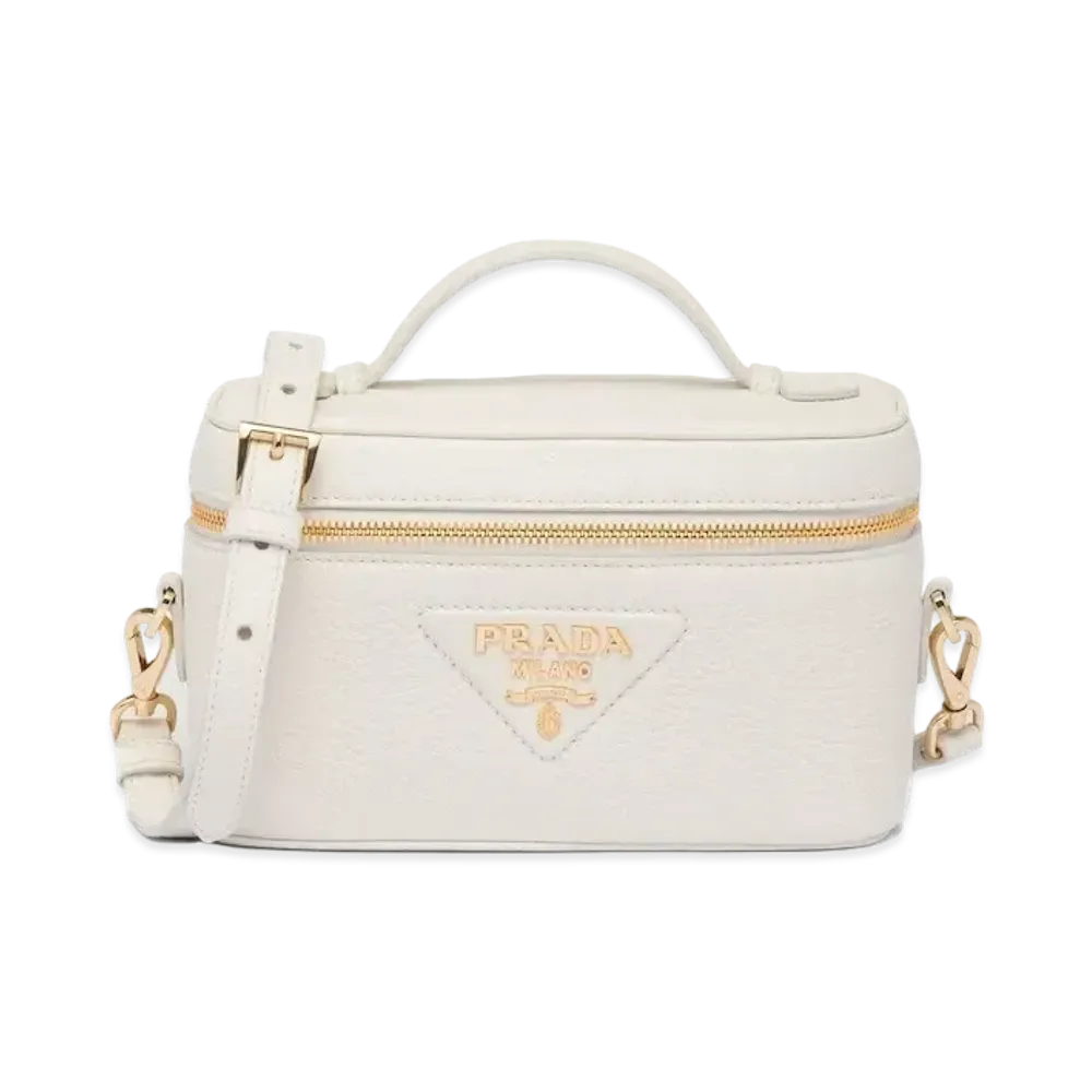 PRADA Leather Mini Bag "White"