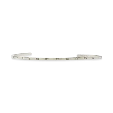 Maison Margiela Number Logo Slim Cuff "Silver"