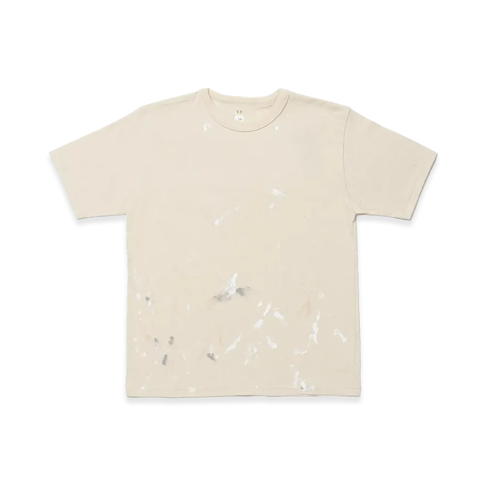 T.T Taiga Takahashi LOT.616 Tee Shirt "Ivory Paint"