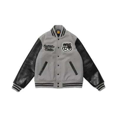 HUMAN MADE VARSITY JACKET "Gray"