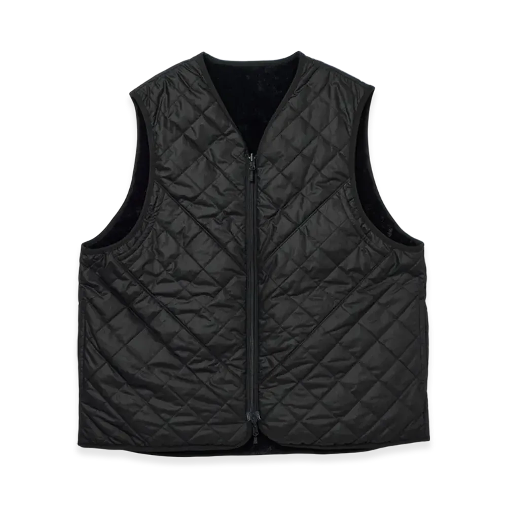 DAIWA PIER39 Tech Reversible British Hunter Fur Vest "Black"