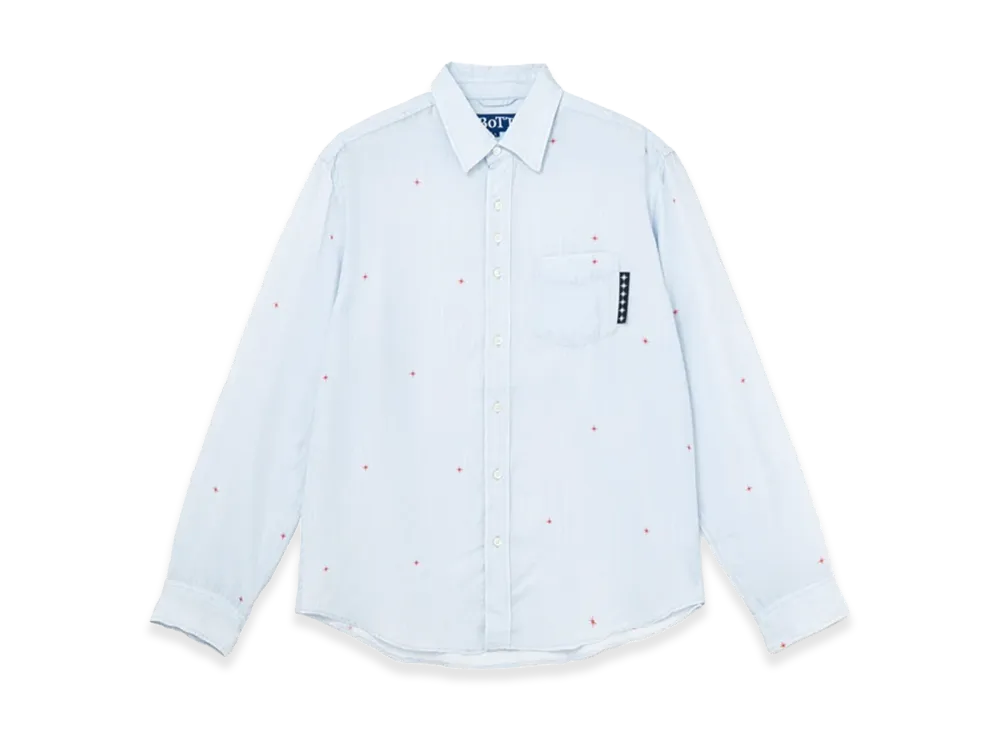 BoTT Printed Sparkle Striped Shirt "Blue"