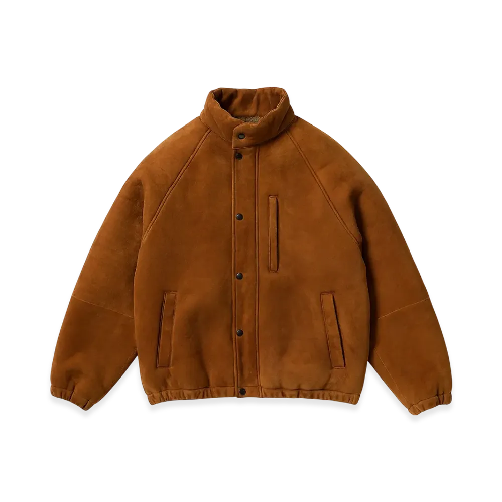 A.PRESSE Vintage Mouton Ski Down Jacket "Camel"