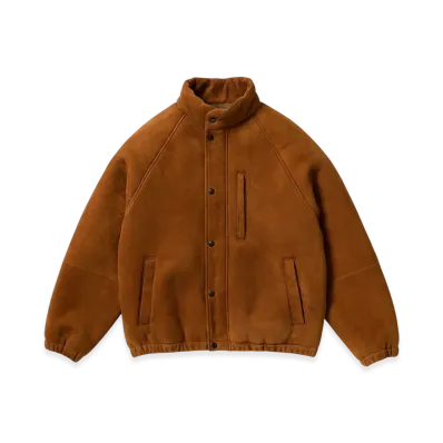 A.PRESSE Vintage Mouton Ski Down Jacket "Camel"
