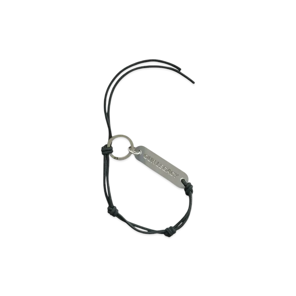 OUR LEGACY Ladon Key Ring Leather "Black" A2248LKB
