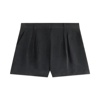 Kith Women Astrid Pleated Trouser Short "Black"