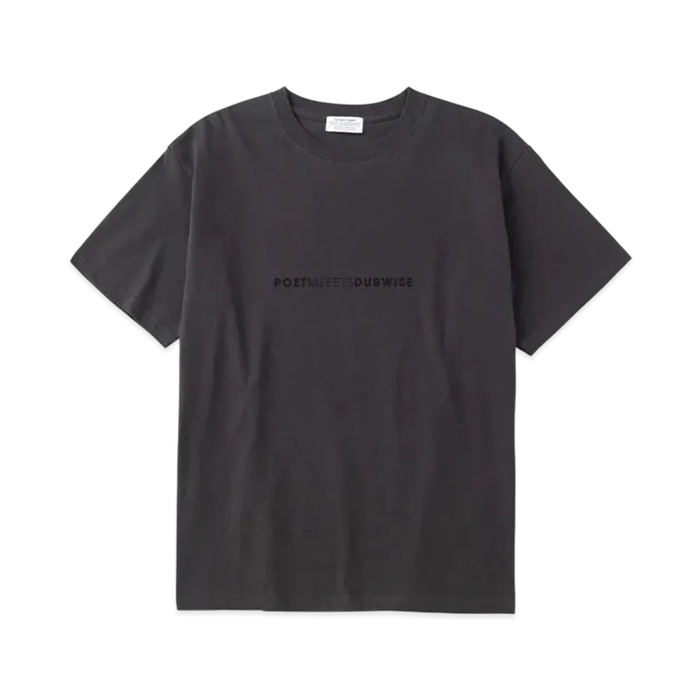 POET MEETS DUBWISE PMD Logo Row T-Shirt "Sumi"