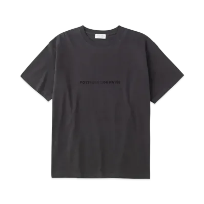 POET MEETS DUBWISE PMD Logo Row T-Shirt "Sumi"