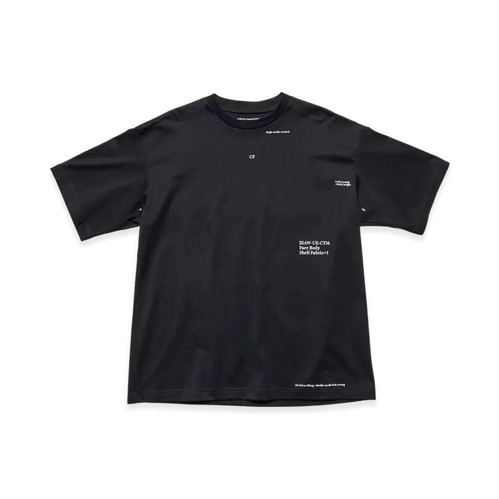 uniform experiment Map-Out Tee "Black"