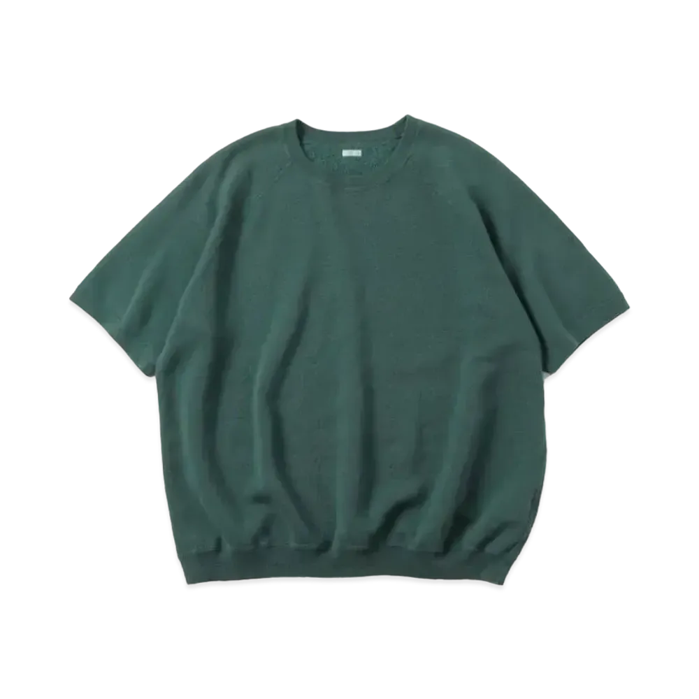 A.PRESSE S/S Vintage Sweatshirt "Green"