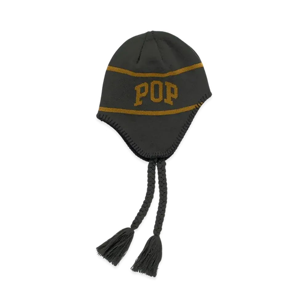 POP TRADING COMPANY Earflap Beanie "Olive"
