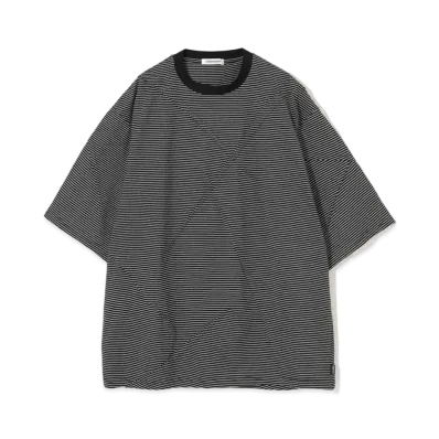 UNDERCOVER Cotton Border T-Shirt "Black"